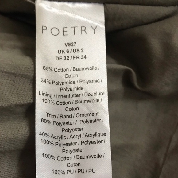 Poetry Brown Faux Fur Collar Zipper Layer Jacket ! - Picture 6 of 6